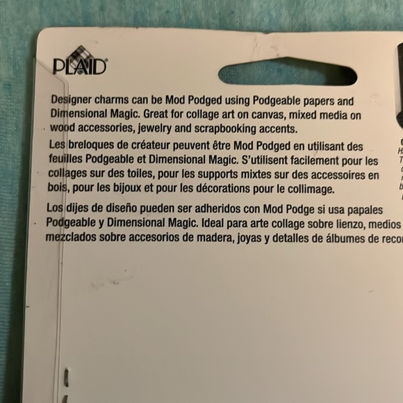 New - Mod Podge Charms - Great for collage art on canvas - wood - paper - etc! - Picture 3 of 4